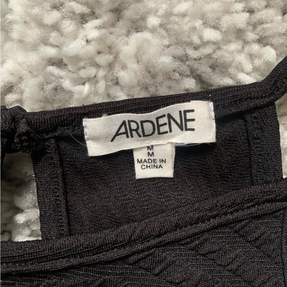 Ardene Black Midi Bodycon Dress Size M - Picture 2 of 6